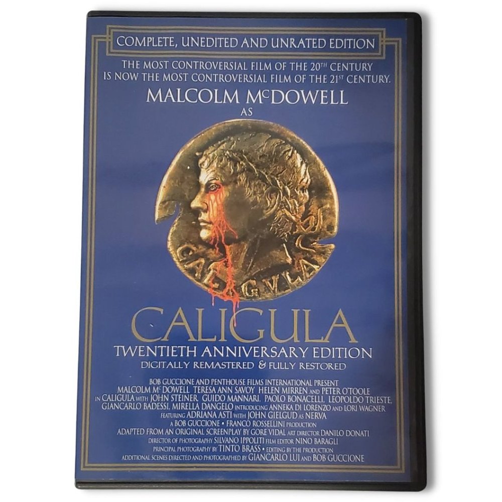 Caligula DVD 20th Anniversary Edition Unedited and Not Rated